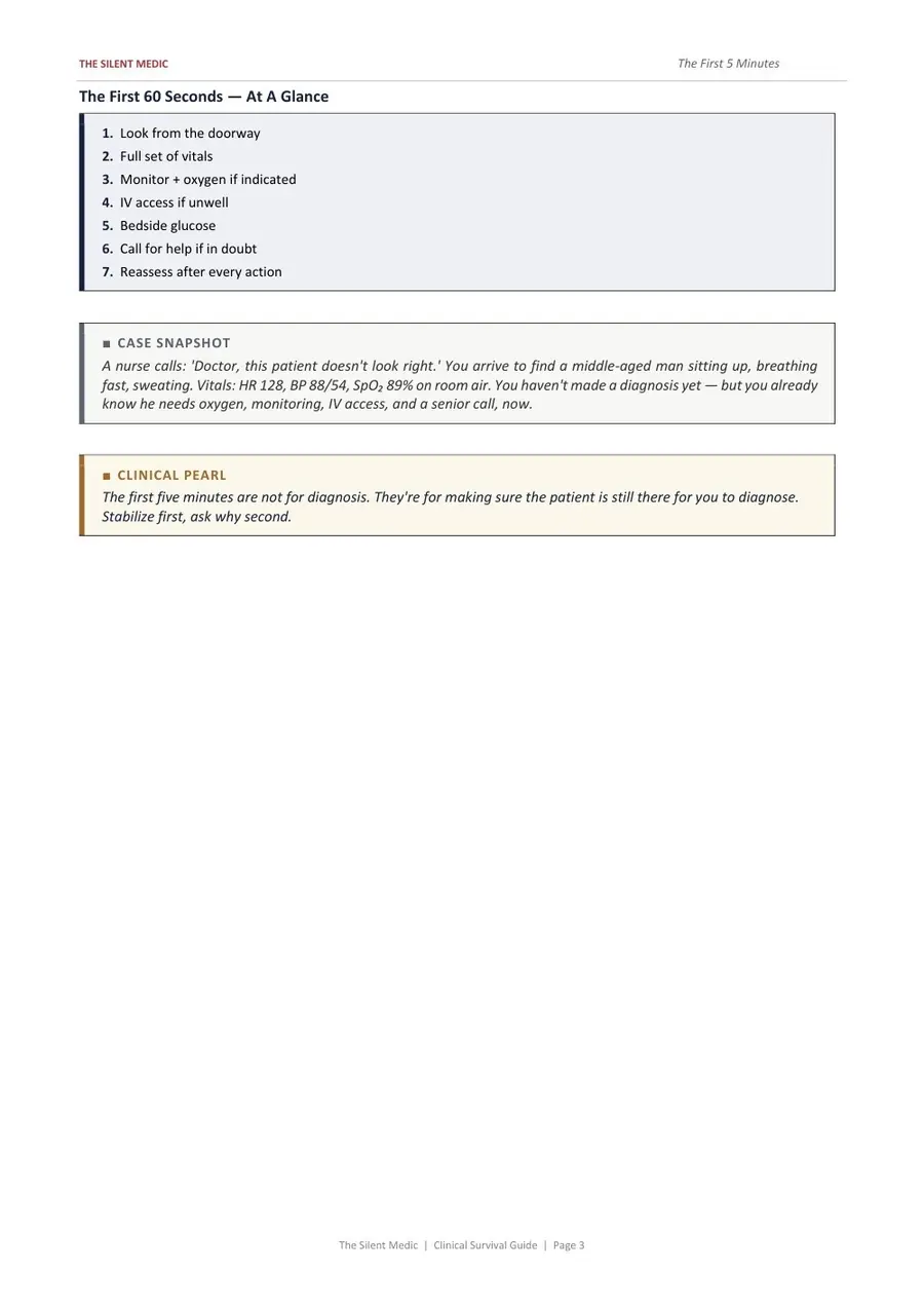 Sample page 3 from Clinical Survival Guide