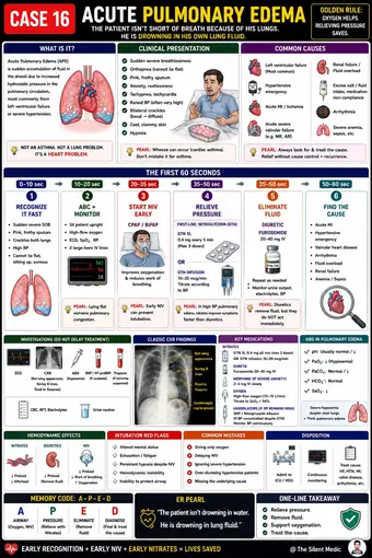 One-pager preview: Acute Pulmonary Oedema