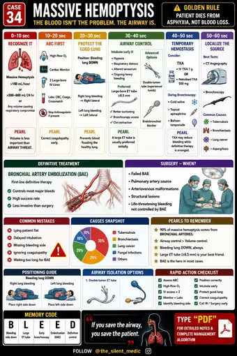 One-pager preview: Massive Haemoptysis: Approach