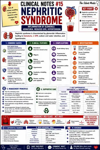 One-pager preview: Nephritic Syndrome