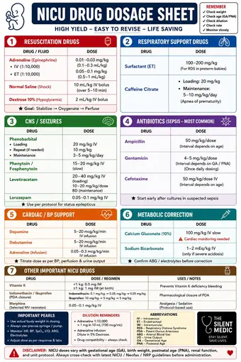 One-pager preview: NICU Dosage